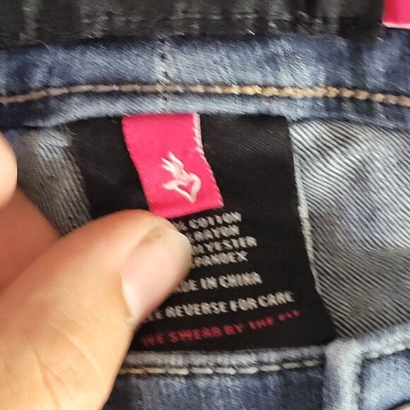 Torrid Flare Jeans 16 Dark Wash Stretch 5 Pocket Retro 70's Bootcut Festival - Picture 12 of 13